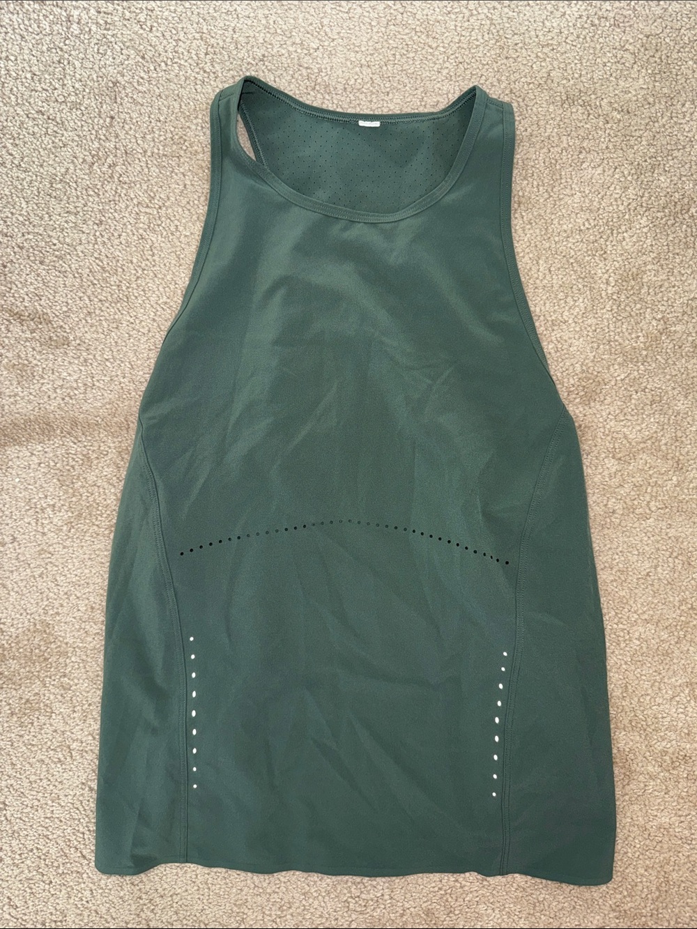 Lululemon Dark Green Racerback Tank